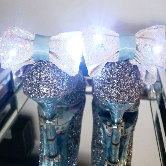 Irregular Choice x Disney Cinderella Call Me Cinders Light-Up Glitter Heels - Picture 13 of 17